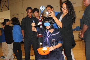 Students participated in fun and games